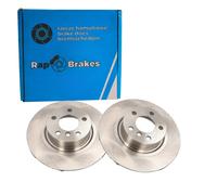 2x RAP BRAKES BREMSSCHEIBEN 330mm BELÜFTET HINTEN passend für BMW X3 X4 | R-D009