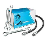 2x RAP BRAKES Bremsschlauch Vorne Schlüssel für DACIA