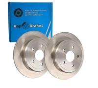 2x Rap Bremsscheiben 320mm Voll Hinten Passend Für Jeep Commander Grand Bremsscheibe: A.b.s.: 17820 Ashika: 6100001c Ate: 24011401181 Blue Print: A