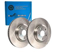 2x RAP BREMSSCHIEBEN 316mm BELÜFTET VORNE passend für FORD GALAXY S-MAX FORD USA