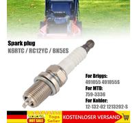 2X RC12YC BK5ES Zündkerze für Briggs & Stratton OHV Motor 792015 491055 691043^