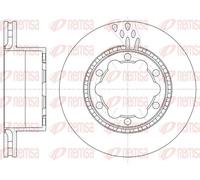 2x REMSA Bremsscheibe 61036.10 für MERCEDES-BENZ VW