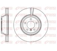 2x REMSA Bremsscheibe 61080.10 für BMW