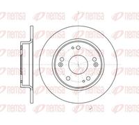 2x REMSA Bremsscheibe 61175.00 für HONDA