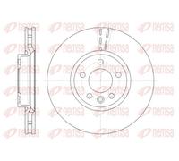 2x REMSA Bremsscheibe 61420.10 für VW