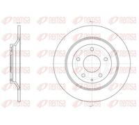 2x REMSA Bremsscheibe 61518.00 für MAZDA