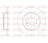 2x REMSA Bremsscheibe 61582.00 für KIA
