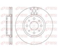 2x REMSA Bremsscheibe 6189.10 für ALFA ROMEO passend für FIAT LANCIA