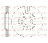 2x REMSA Bremsscheibe 6544.10 für AUDI SEAT SKODA VW