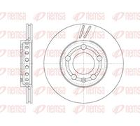Remsa Bremsscheibe 6709.10 Ø238.7 mm belüftet vorne für VW Polo 9N / Skoda