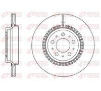 2x REMSA Bremsscheibe 6777.10 für VOLVO