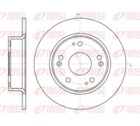 2x REMSA Bremsscheibe 6984.00 für CCORD HONDA 259,7mm 7 CN PRELUDE 4 CB CM