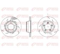 2x REMSA Bremsscheibe Hinten rechts belüftet Ø287 330mm für Porsche Panamera