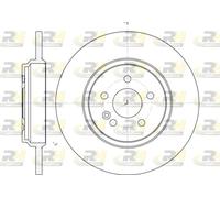 2x ROADHOUSE Bremsscheibe 6631.00 331mm für MERCEDES KLASSE W163 230 163 136 270