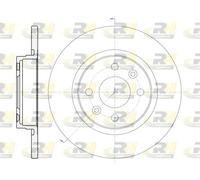 2x ROADHOUSE Bremsscheibe 6809.00 für LOGAN DACIA RENAULT TWINGO 258,8mm 1 2 16V