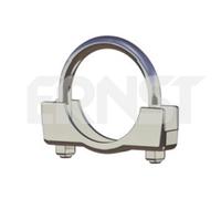 2x Rohrverbinder Schelle ERNST 499910/2x Bügelschelle 54,5mm M10 Abgasrohr für 3