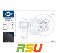 2x Rotinger Bremsscheibe GRAPHITE LINE RT 3189BS-GL Höhe 80,6 mm