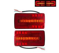 2x 4 Funktions NEON LED Rückleuchte dynamischer Blinker für LKW Anhänger Trailer