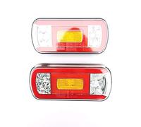 2x Rückleuchte LED 220x100x50 5PIN Bajonet Anhänger Trailer Wohnwagen LKW SET