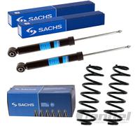 2x SACHS STOSSDÄMPFER+FAHRWERKSFEDER HINTEN passend für AUDI A3 SPORTBACK 8PA