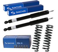 2x SACHS STOSSDÄMPFER+FAHRWERKSFEDER HINTEN passend für MERCEDES E-KLASSE W124