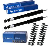 2x SACHS STOSSDÄMPFER+FAHRWERKSFEDER HINTEN passend für MERCEDES W201 190