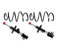 2x SACHS STOSSDÄMPFER+FAHRWERKSFEDER VORNE passend für OPEL CORSA E X15