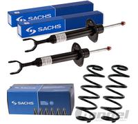 2x SACHS STOSSDÄMPFER+FAHRWERKSFEDERN VORNE passend für AUDI A6 C5 4B2 4B4 4B6