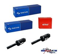2x SACHS STOSSDÄMPFER MIT EIBACH FEDERN VORNE VORMONTIERT FÜR FORD