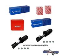 2x SACHS STOSSDÄMPFER MIT FEDERN VORNE KOMPLETT VORMONTIERT FÜR FIESTA AB 2012