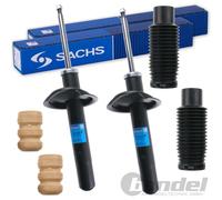 2x SACHS STOßDÄMPFER + PROTECTION KIT VORNE passend für PEUGEOT 206 AB BJ 1998