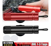 2x Safe Pro 2-in-1 Gurtschneider Notfallhammer Fensterbrecher Autosicherheit DE