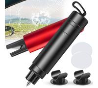 2x Safe Pro 2-in-1 Gurtschneider Notfallhammer Fensterbrecher Autosicherheit DE