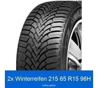 2x Sailun Ice Blazer Alpine Plus 3PMSF Winterreifen 215/65 R15 96H | 16230