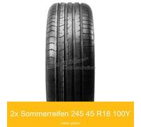 2x Sava Intensa UHP 2 Sommerreifen 245/45 R18 100Y | 87410