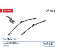 2x Scheibenwischerblatt Flachbalkenwischblatt DF-033 DENSO für SEAT FIAT RENAULT