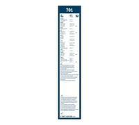 2x Scheibenwischerblatt vorne Bügelwischblatt ohne Spoiler 3 397 118 202 BOSCH