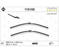 Wischblatt SWF AquaBlade 119108, 650/480mm, Vorne, 2 Stück