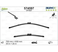 Wischblatt VALEO Silencio Xtrm VF497, 750/630mm, Vorne, 2 Stück