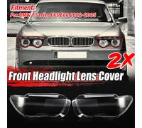 2x Scheinwerferglas Streuscheibe Gehäuse Für BMW 7ER E66 E65 2002 2003 2004 2005