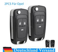 2X Schlüssel Gehäuse 3 Tasten für Opel Astra J Insignia Corsa E Meriva B Cascada