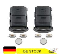2x Schlüssel Gehäuse + 4x TASTER + 2x Batterie für OPEL CORSA C MERIVA A TIGRA B