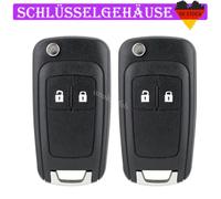 2X Schlüssel Gehäuse Für Opel Meriva Astra J Adam Corsa E Cascada Mokka Zafira
