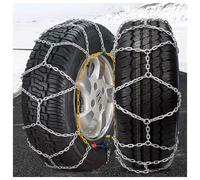 2x Schneeketten Auto inkl, Metall Reifenketten, Notfall Assistent Schneeketten, Universelle Tragbare Sicherheits Reifen Ketten for Front-, Heck-, Allrad(235/50 R20)