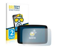 2x Schutzfolie Matt für TomTom GO Camper Max Displayschutz Antireflektierend