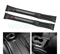2x Schwarz Kohlefaser Universal Autositz Lücke Lückenfüller Für BMW Performance