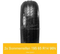 2x Security Trailer AW-414 XL Anhaengerreifen 195/65 R14 96N | 39421