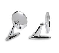 Universelles Außenspiegelset - Edelstahl - 2 Stück passend für Fahrer- und Beifahrerseite - passend für viele Oldtimer, Youngtimer und Hot Rod´s~