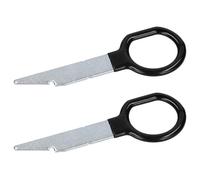 2x SET Auto Radio Entriegelung Werkzeug gummiert kompatibel VW Audi Seat Skoda