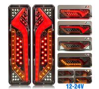 2tlg LED Anhänger Rücklicht Hänger Rückleuchte Heckleuchte Rückleuchten PKW LKW